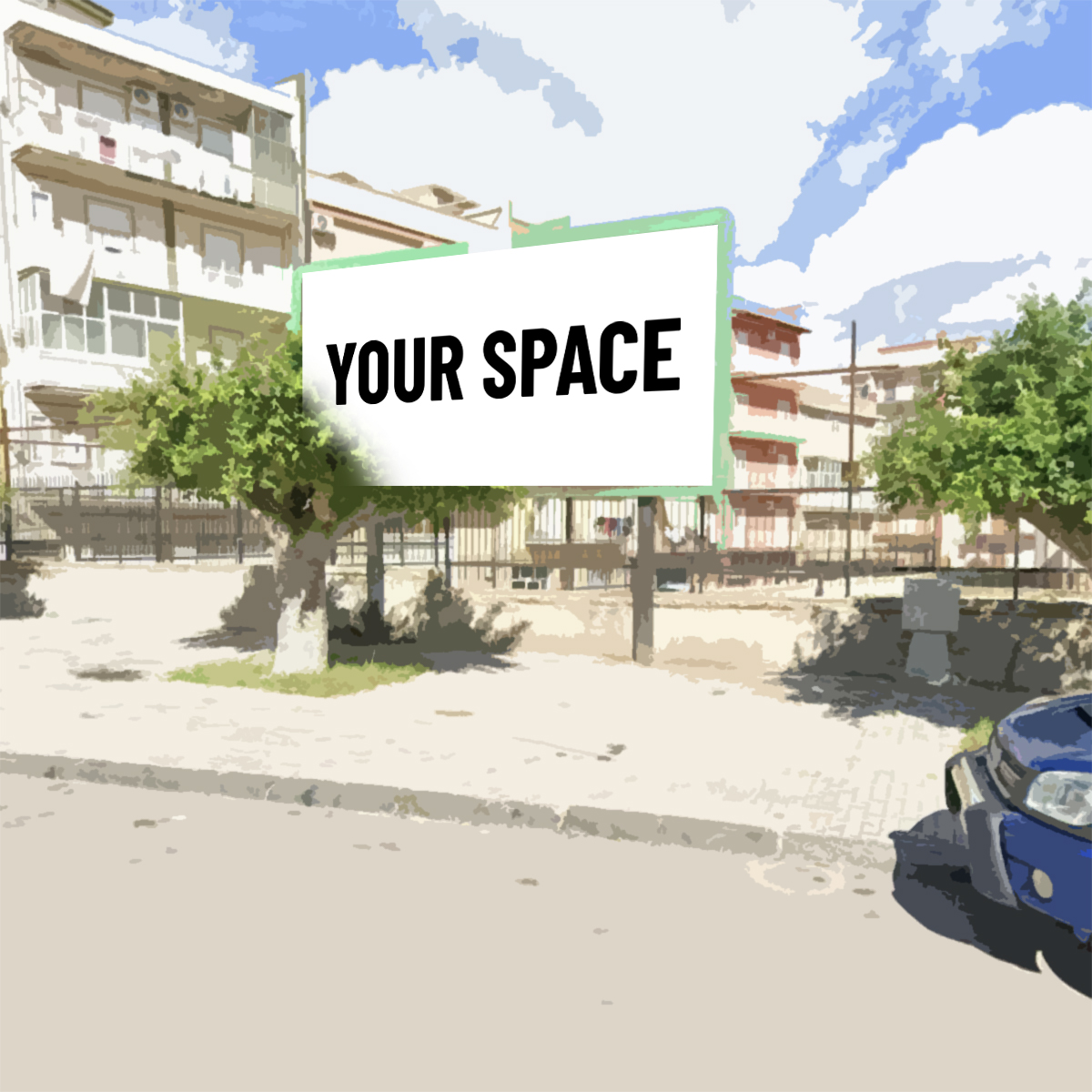 SPAZIO PUBBLICITARIO 600 x 300 Via Palma (LICATA) Dal 19/10/2026 al 01/11/2026 14 giorni